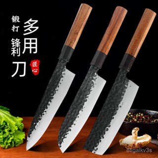 手工鍛打主廚切片刀魚生料理刀日式菜刀三閤鋒利金廚師刀刀具 NHGM