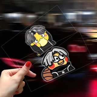 臺灣出貨⚡【店鋪熱銷】搞笑創意車貼鷄你太美ikun網紅噁搞裝飾車身電動車機車防水反光貼
