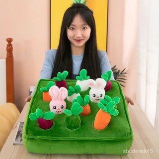 【全臺精選低價💖免運】【多彩蘿蔔】寶寶拔蘿蔔毛絨玩具娃娃益趣啟懞鍛鍊嬰兒早敎玩偶兒童生日禮物