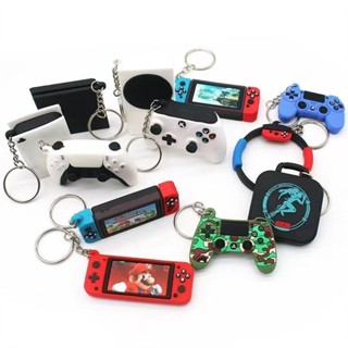 臺灣熱銷🔥臺灣 模型 手柄鑰匙扣Switch PS5 PS4遊戲掛件 禮品 手柄模型吊飾 包包掛件 鑰匙扣 掛件 鑰匙