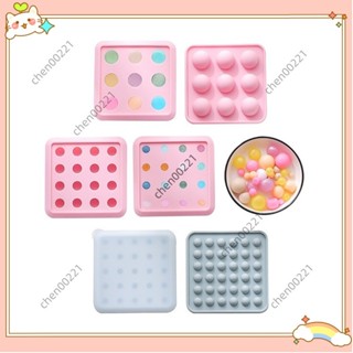 ⚡臺灣出貨⚡【帶蓋】迷你小圓球模具 翻糖矽膠模具 月餅流心餡模具 冰球冰格模 威士忌模 珍珠奶茶模具 製冰盒 軟W517