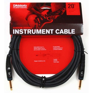 DAddario 吉他導線 20呎 G 20 Planet Waves Custom系列 雙直頭【他,在旅行】