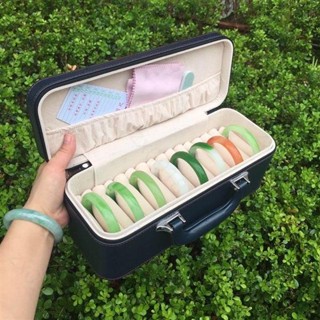 ✈✈新品上新 ◇飾品布袋◇ 15位陞級版大容量家用珠寶玉翡翠手鐲戒指收納 展示包 便攜首飾盒