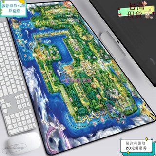 🪐熱賣單品🪐精靈寶可夢Lets Go初代地圖皮卡丘 滑鼠墊 動漫卡通居家辦公桌墊ｗｇｇ