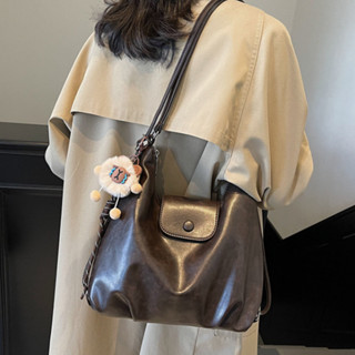 Bag House👜 【4139人好評】多功能大容量包包女秋冬新款單肩包複古斜挎包通懃雙肩雲朵包