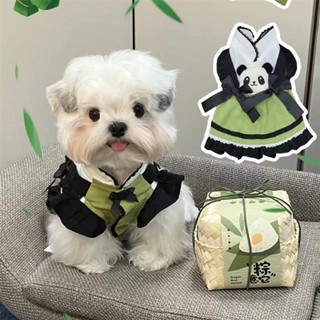 💥臺灣出貨💥 寵物衣服 狗狗衣服 貓咪衣服 寵物服飾 狗狗洋裝 狗狗貓咪洛麗塔衣服公主風裙子蕾絲邊四季通用純棉泰迪連