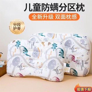🔥臺灣出貨🔥嬰幼兒卡通防蟎四季通用寶寶透氣幼兒園小分區枕學生 兒童枕頭 嬰兒枕 水洗枕頭 兒童水洗枕 小枕頭 寶寶枕
