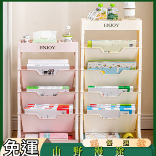 SYMT-可移動斜插式書架書本整理架書桌收納置物架大容量桌邊學生落地架