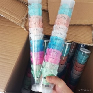 【精品優選/免運】【18個1桶】彩色球尼龍羽毛球防風塑膠耐打不爛球室內戶外訓練球