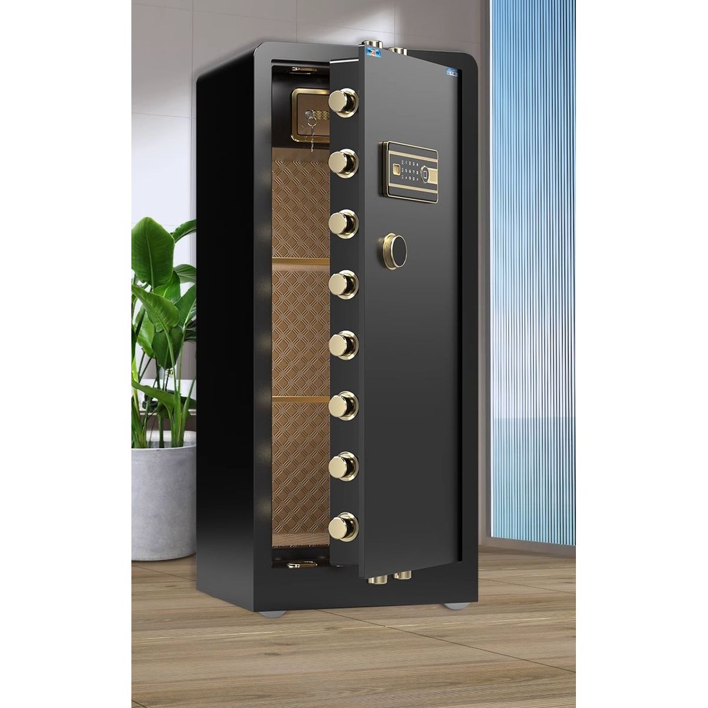 【官方正品】免運🚛新款保險櫃 大型保險櫃 辦公室家用安全櫃 電子密碼指紋防盜保險箱 保管箱