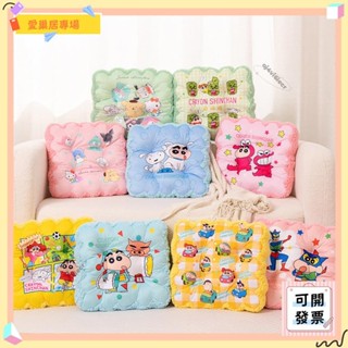 💫桃園+可開發票💫蠟筆小新家用坐墊 客廳坐墊 加厚防滑椅墊 蒲團坐墊 辦公室久坐透氣椅墊 學生靠墊 保暖墊子💫桃園出