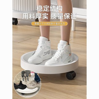 【可移動移動花盤底座 】移動花盆託盤綠植帶軲轆底座圓形滾輪萬能底座鋼化移動花盆託盤 IKQZ
