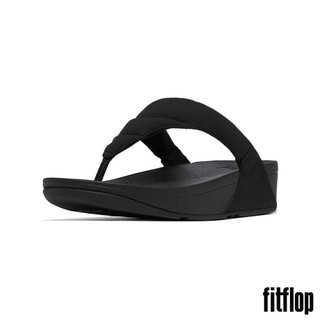 【FitFlop】LULU 輕度抗水夾腳涼鞋-女(靚黑色)