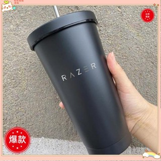 ♡臺灣出貨+可開發票♡316不鏽鋼750ml吸管水杯 大容量 保溫杯防漏隨行杯 保冷熱雙層運動水杯 高顏值咖啡杯男女通用