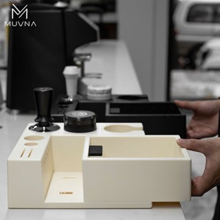 壓粉座 布粉器 咖啡填壓座 咖啡壓粉器 咖啡壓粉座 MUVNA慕威納 意式咖啡ABS多功能壓粉座布粉器壓粉器底座手柄支架