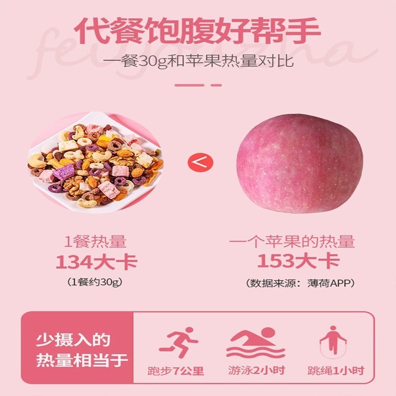 （優選）[熱賣精品] 📡🎸🍆麥片 酸奶果粒燕麥片 酸奶水果堅果麥片 早餐即食麥片 代餐飽腹 免煮乾吃/沖泡麥片HY