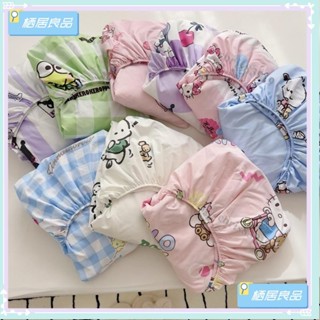 ♡臺灣出貨+發票♡可愛卡通床包 柔軟磨毛床墊套 KT/美樂蒂/ 床包 雙人 親膚透氣床罩 ♡推薦♡