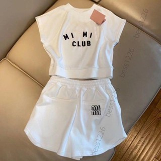 清倉 韓版童裝女童兩件式套裝兒童短袖上衣短袖T恤透氣女童套裝夏季短袖熱褲純棉T恤運動休閒風吸汗炸街韓版潮正韓 FF05