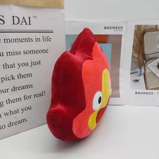 【臺灣發貨 特價處理】哈爾的移動城堡Calcifer plush卡西法火惡魔公仔玩偶抱枕毛絨玩具