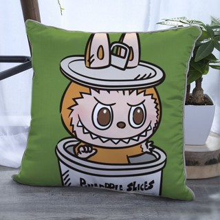 枕頭🎁睡眠枕頭🎁兒童枕頭網紅潮玩LABUBU抱枕卡通家居客廳靠墊泡泡瑪特周邊禮物雙面含芯.