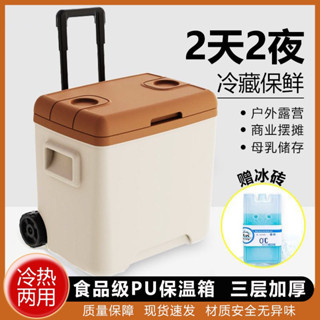 方方🔥保冰箱 便攜式保冷保溫箱 保冷箱 保溫箱 行動冰箱 戶外露營保鮮野餐 商用擺攤 外出保冷桶 小冰桶拉桿保溫箱冷藏箱