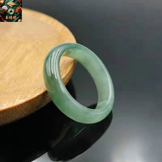 天然翡翠玉戒指冰糯種指環綠色戒圈男女情侶送禮玉石手飾尾戒