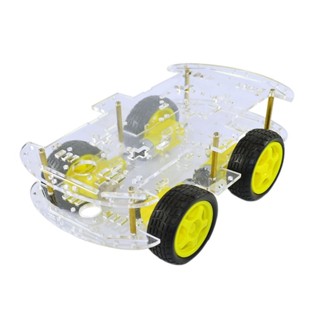 DIY智慧小車底盤 4WD循跡小車 避障小車強磁底盤 適用arduino開髮