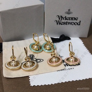 臺灣發貨Vivienne Westwood 西太後輕奢高級甜美立體珍珠土星耳環耳飾