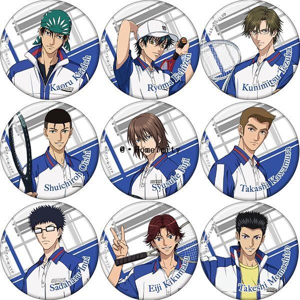 現款免運🔥網球王子周邊 新網球王子周邊徽章不二周助越前龍馬手冢國光吧唧谷子胸章 交換禮物 生日禮物