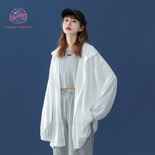 【XL~8XL】胖mm大碼2-150KG防曬衣女夏季薄款寬鬆連帽外套時尚冰絲長袖上衣【元氣衣研所】
