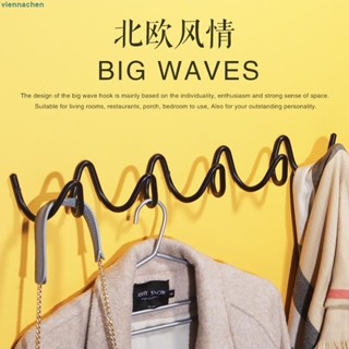 ins風北歐壁掛衣架 波浪衣架 衣帽架 造型掛鉤 壁掛裝飾 鐵藝掛衣架 牆面掛飾 衣服掛勾 玄關壁掛裝飾 造型掛勾