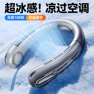 🔥臺灣出貨🔥掛脖風扇便捷式隨身迷你小型usb充電無葉超大風力 空調扇掛脖風扇 製冷風扇 隨身風扇 便攜運動懶人風扇 5M