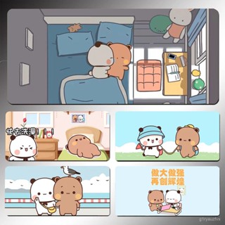 🌸免運🌸布布一二 一二布布 擺件 週邊 小萌一二布布鼠標墊超大號鎖邊宿捨辦公電腦桌墊鍵盤墊學習寫字墊 GTTR