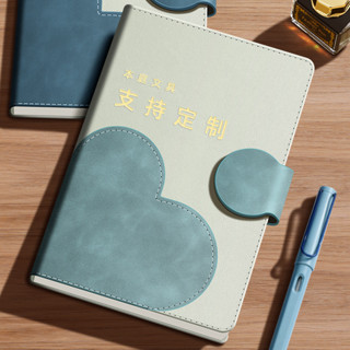 💙臺灣熱賣💙2025新款商務辦公筆記本簡潔記事本企業專版定製加印LOGO會議記錄記事本 筆記本 日程本