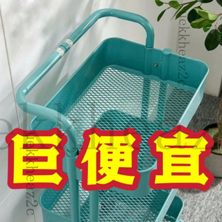 置物架推車 廚房置物架 三層推車 移動置物架 推車 小推車置物架廚房落地多層可移動浴室衛生間儲物架臥室收納架