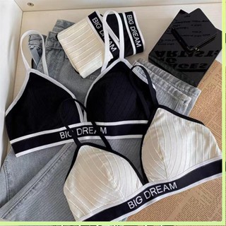 DIKK SHOP🎀性感 法式 三角杯 少女 內衣 無縫 集中 爆乳 無線 胸罩 運動