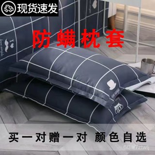 🔥臺灣精品🔥【店鋪熱銷】枕套48x74cm枕頭套家居磨毛枕芯套一對裝1個包郵單人簡約宿捨枕套