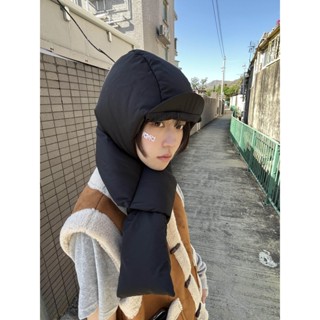 Codibook｜韓國 kim9hope 尼龍布針織毛帽搭配圍巾［預購］帽子 女裝