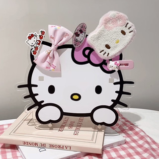 Kitty眼鏡收納架🎀 小紅書同款kitty貓眼鏡收納架可愛高顏值亞克力桌面擺件送朋友 髮飾收納 髮夾收納 收納架