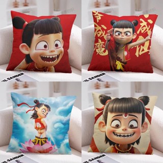 搞怪哪吒抱枕⭐ 可愛搞怪哪吒頭像抱枕創意卡通兒童禮物臥室宿舍床頭靠墊午睡枕頭 可愛枕頭 可愛靠枕 枕頭 靠枕 兒童枕頭