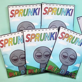 【臺灣-出貨】💖節奏盒子sprunki盲袋兒童趣味換裝玩具手工DIY解壓反複玩材料包 WXFB