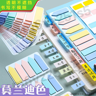 索引貼 熒光貼紙 便利貼 多彩便利貼 標籤貼紙 重點標記貼 透明便利貼 學生用重點標記書簽貼紙韓版可書寫筆記標簽