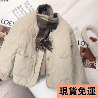 🌸現H+免運🌸 粉色羊羔羊羔絨棉衣2024冬季新款韓版加厚圓領外套棉服棉襖