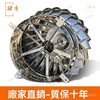 304不鏽鋼通風器動力風帽風球換氣扇煙道養殖場廠房屋頂 通風器 不銹鋼 排風球 無動力 免電力通風器 2KMA