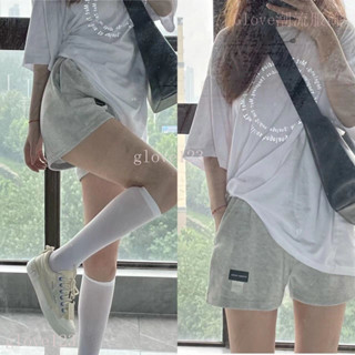 🌷臺灣出貨🌷Glove 美式運動短褲女 夏季新款 休閒寬鬆 顯瘦薄款 短褲女 百搭 直筒闊腿褲 熱褲 褲子女 女裝
