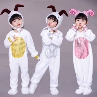兒童節大灰狼演出服 大灰狼服裝 綿羊裝 幼稚園表演小紅帽狼小羊兔子動物舞蹈紗裙表演服
