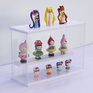 泡泡瑪特透明展示盒積木人手辦收納盒模型盲盒亞剋力透明展示盒 WGQN