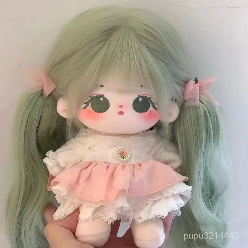 解憂雜貨鋪丸菜棉花娃娃20cm無屬性毛絨公仔女娃人形玩偶可換裝女生生日禮物 棉花娃娃 可愛娃娃 螞蟻體娃娃 超大娃娃 Z