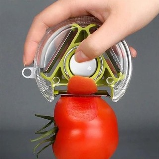 廚房神器 水果削皮器 削皮器 瓜果刨花器 旋花切絲器 刨絲器 蔬菜卷花器 多功能切菜器 水果切片器 削皮刀