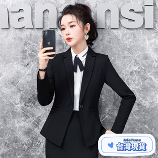 🎶小鈴音Isletune🔔推薦🔔西裝套西裝西裝裙衣服女黑色外套 女韆金裝a字長裙女生西裝韓版外套西裝套裝小個子西裝